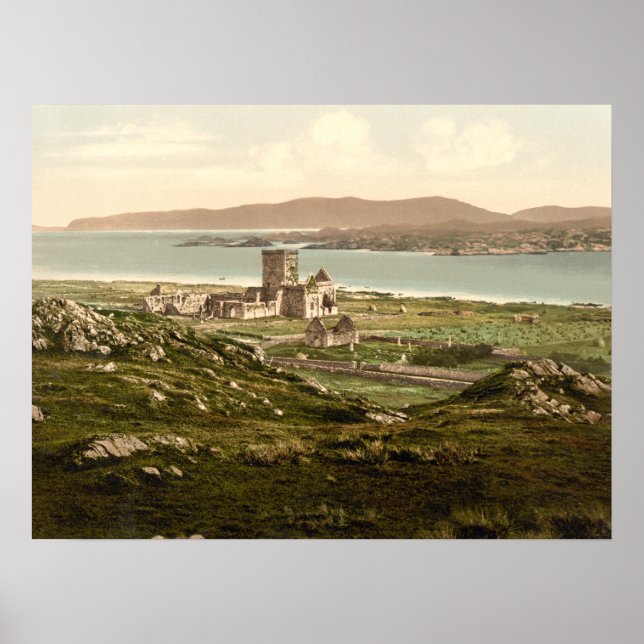 Iona Abbey, Argyll & Bute, Scotland Archival print (Front)