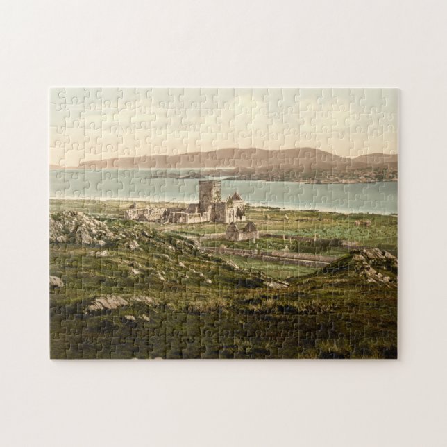 Iona Abbey, Argyll & Bute, Scotland Archival print Jigsaw Puzzle (Horizontal)
