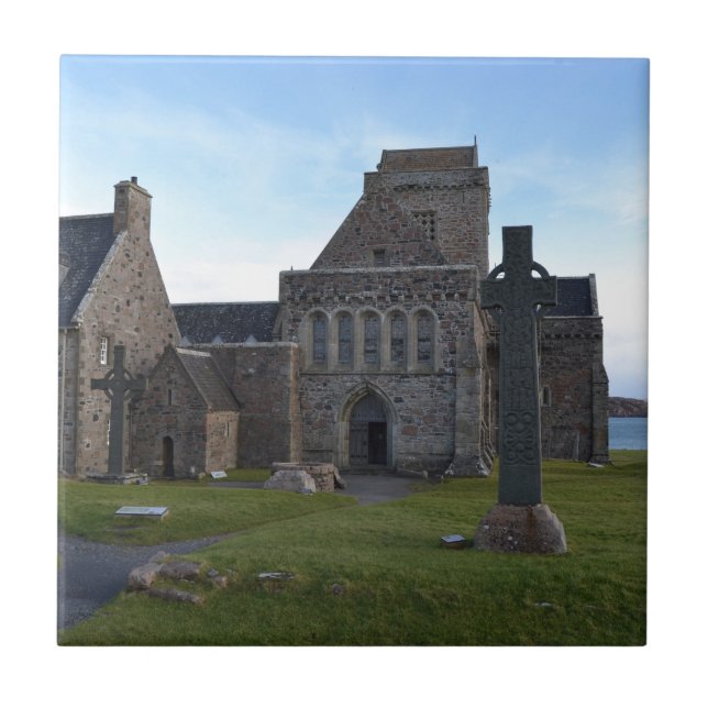 Iona Abbey Ceramic Tile (Front)