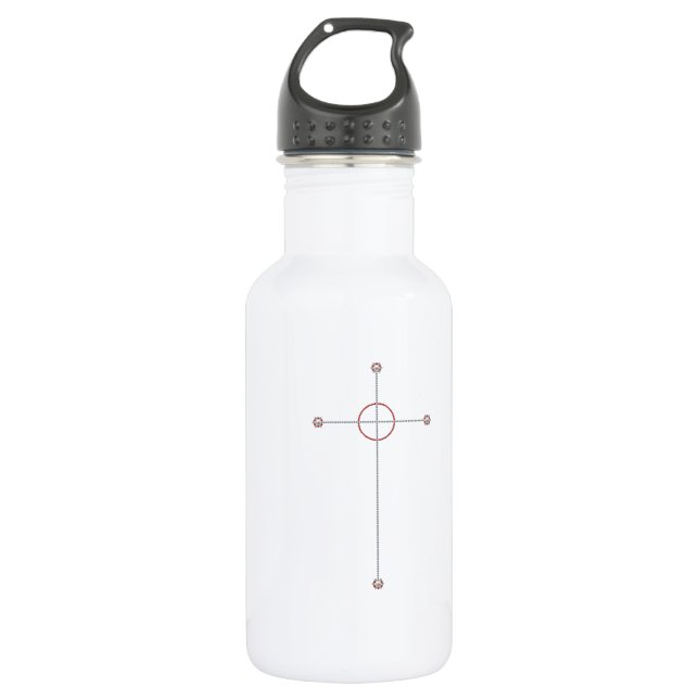 Iona Cross Water Bottle (Front)