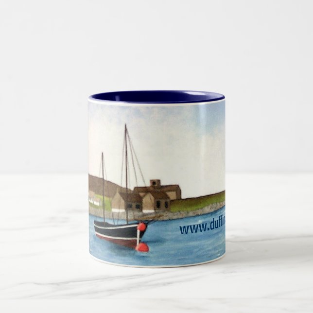 Iona, Scotland Two-Tone Coffee Mug (Center)