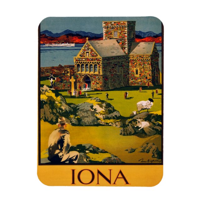 Iona - See this Scotland by MacBrayne's steamers Magnet (Vertical)