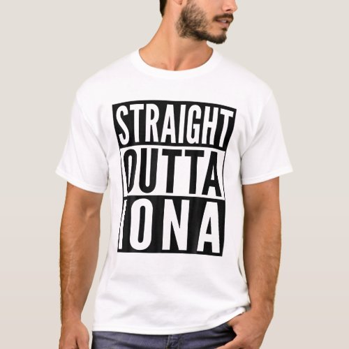 Iona Straight Outta College University Alumni T_Shirt