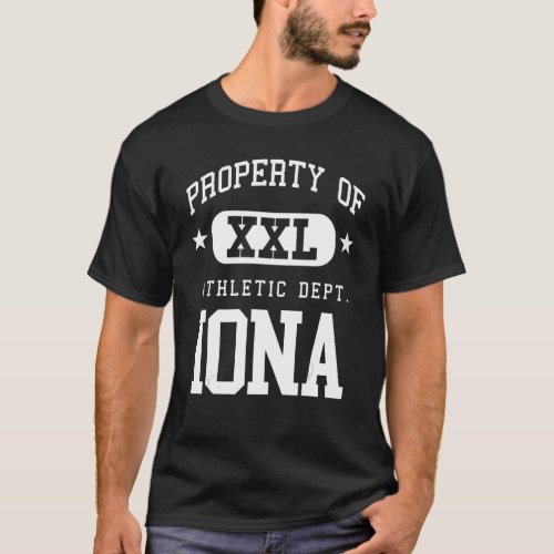 Iona XXL Athletic School Property T_Shirt