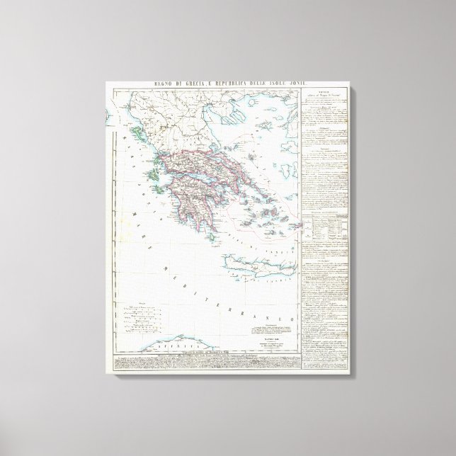 Ionian Islands, Greece Canvas Print (Front)