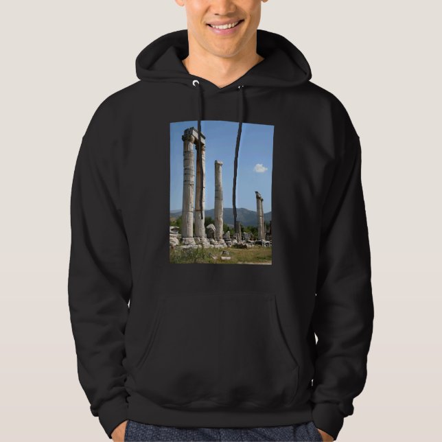 Ionic Columns Of The Temple Of Aphrodite Aphrodisi Hoodie (Front)