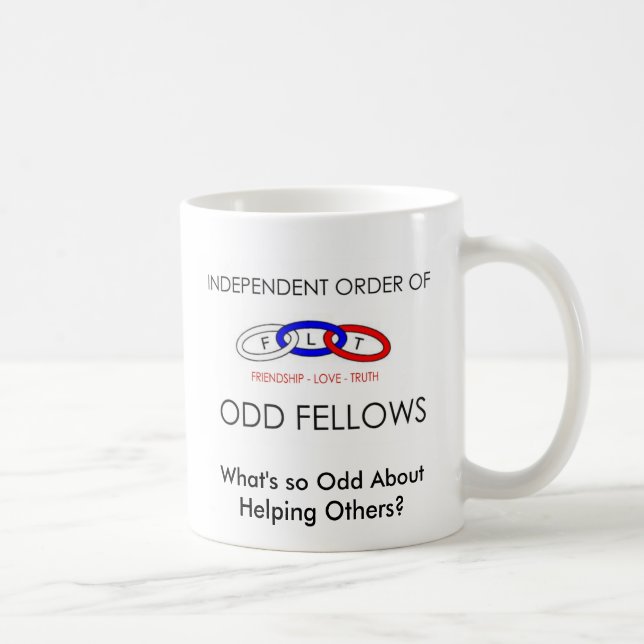 IOOF FLAG, What's so Odd AboutHelping Others? Coffee Mug (Right)