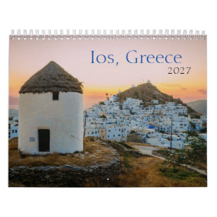 Ios Greek Island 2027 Calendar