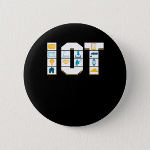 IOT Internet Of Things Artificial intelligence Gif Button