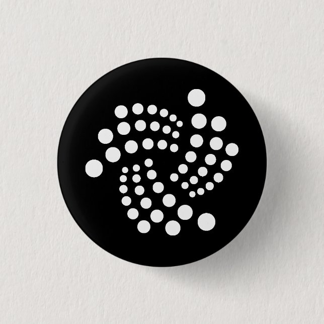 IOTA Icon Round Button (Black) (Front)
