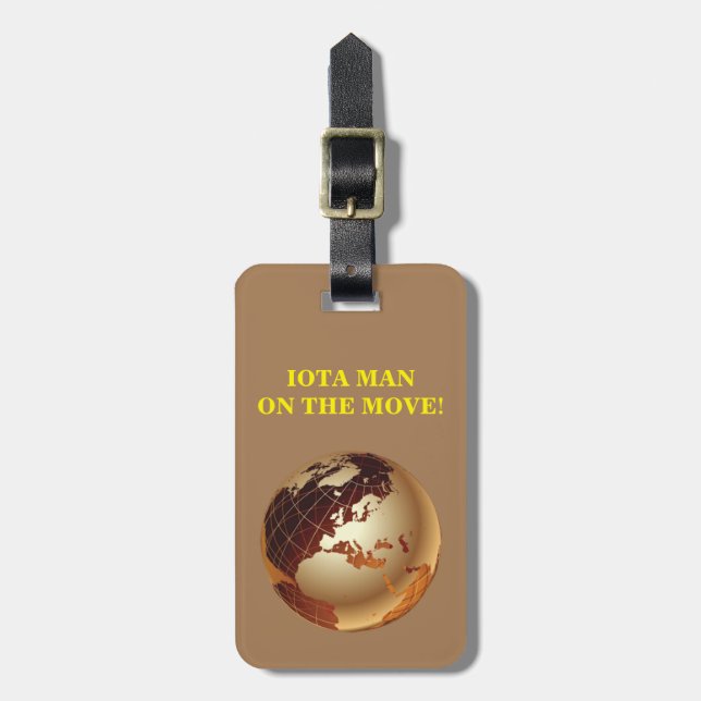 Iota Phi Theta Luggage Tag (Front Vertical)