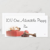 IOU One Adorable Puppy (Front/Back)