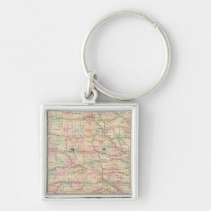 Iowa 3 keychain