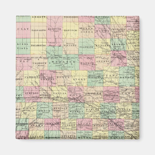 Iowa 3 magnet (Front)