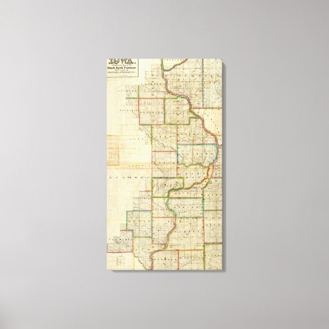 Iowa 6 canvas print (Front)