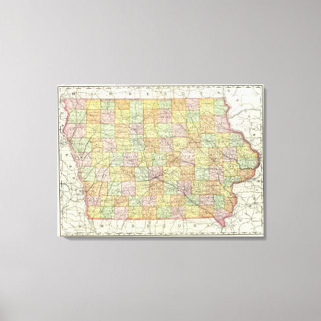 Iowa 6 canvas print (Front)