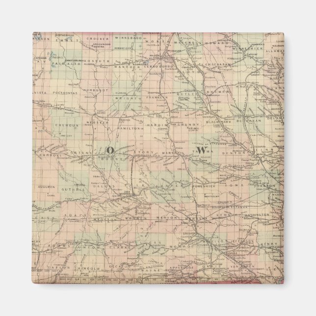 Iowa 6 magnet (Front)