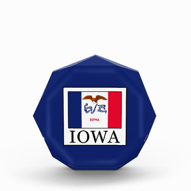 Iowa Acrylic Award (Front)
