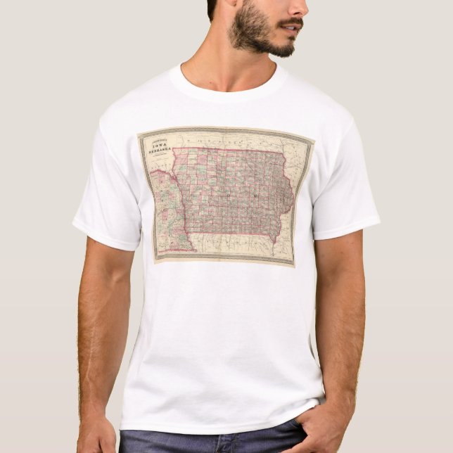 Iowa and Nebraska T-Shirt (Front)