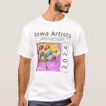 Iowa Artist T-shirt<br><div class="desc">The official 2026 Iowa Artist shirt is here!  Featuring the contest winning design created by Iowa artist,  Megan Wassom!</div>