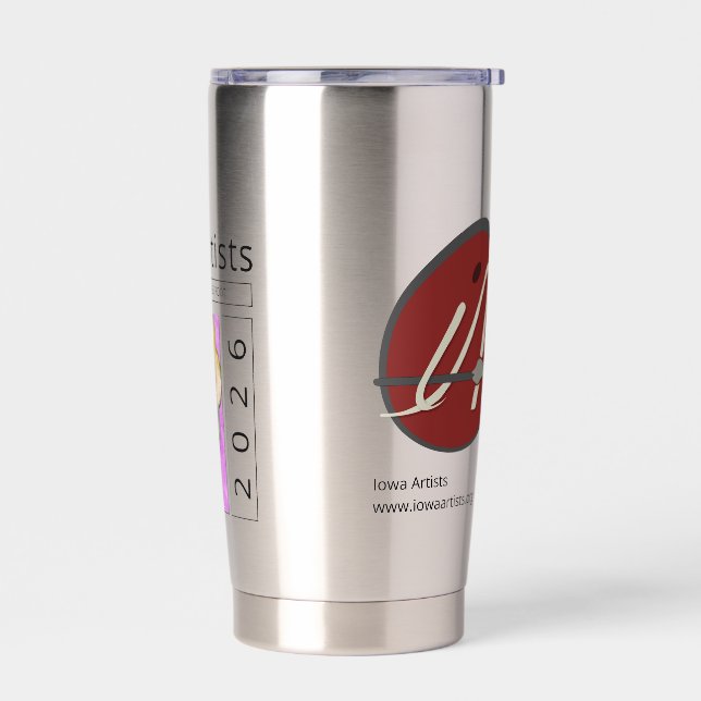 Iowa Artists 2026 Insulated Tumbler (Left)