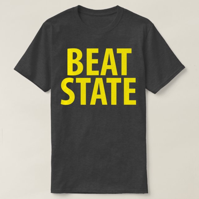 Iowa Beat State House Divided State of IA  T-Shirt (Design Front)
