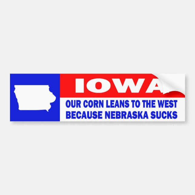 IOWA BUMPER STICKER (Front)
