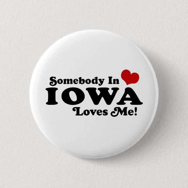 Iowa Button (Front)