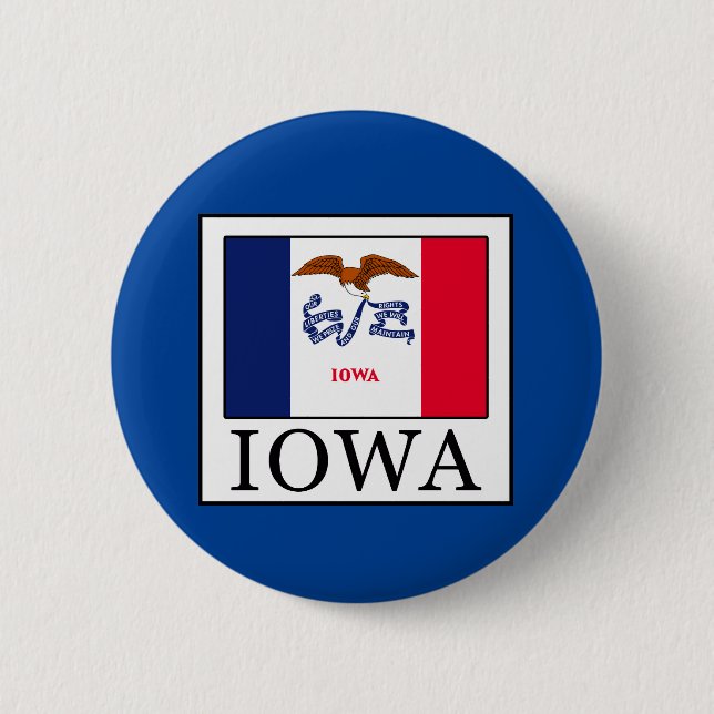 Iowa Button (Front)