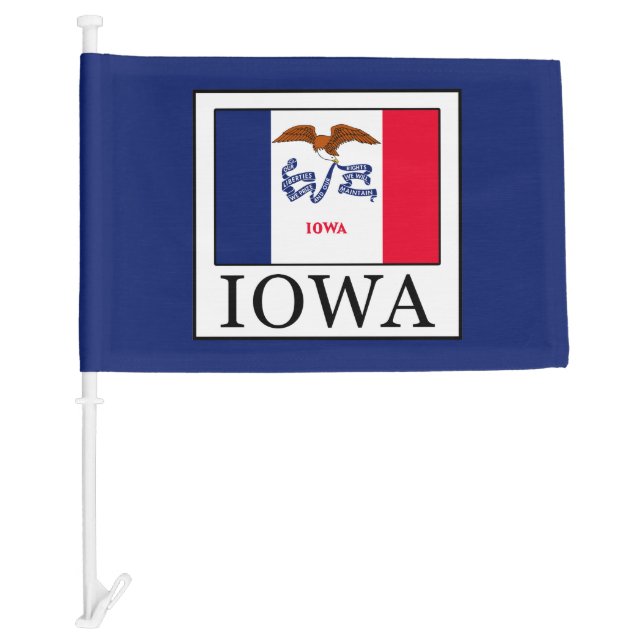 Iowa Car Flag (Front)