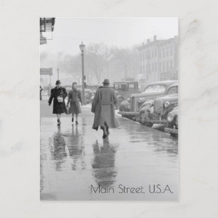 Iowa City Main Street Postcard