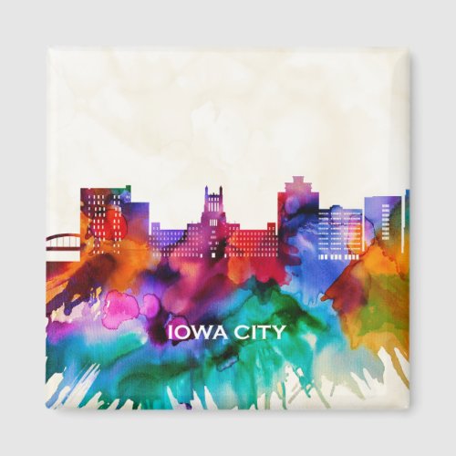 Iowa City Skyline Magnet