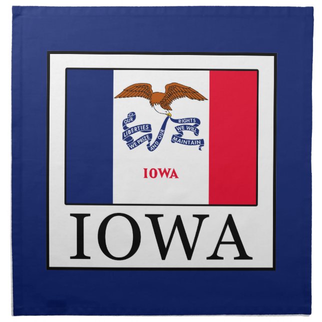 Iowa Cloth Napkin (Front)