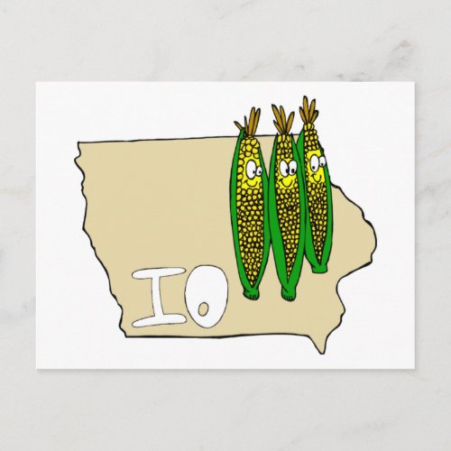 Iowa Corn Fields Postcard