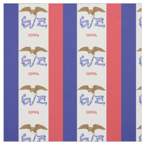 IOWA Flag Fabric