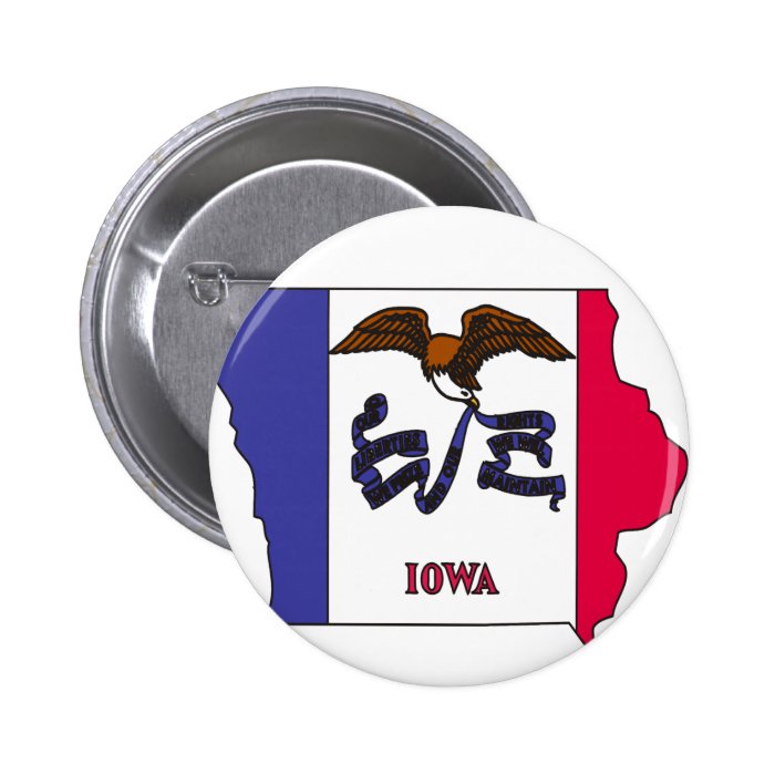 Iowa Flag Map Buttons