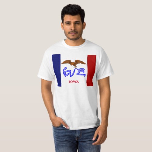 Iowa flag T_Shirt