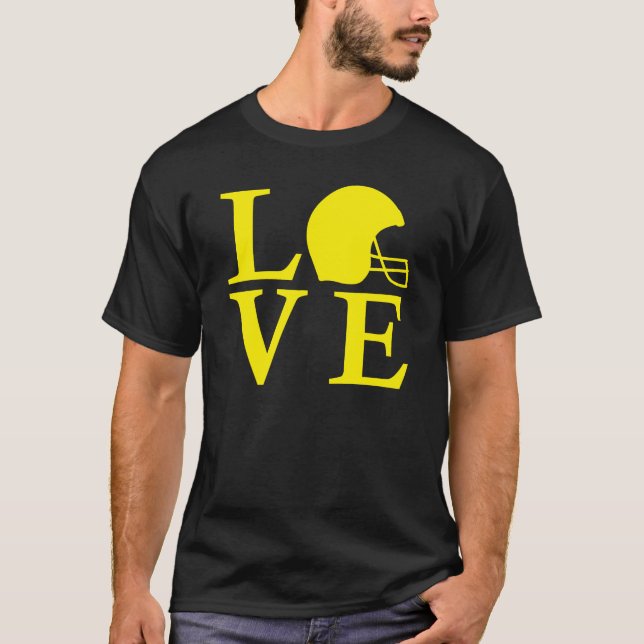 Iowa Football LOVE T-Shirt (Front)
