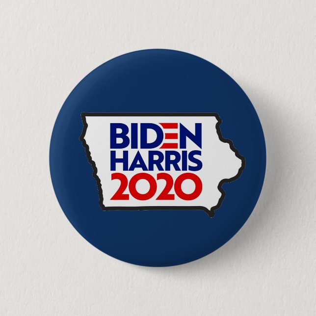 Iowa for Biden Harris 2020 Button (Front)