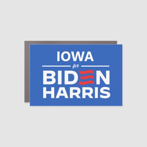 Iowa for Biden Harris Car Magnet