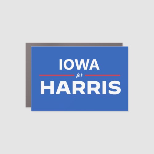 Iowa for Kamala Harris Car Magnet