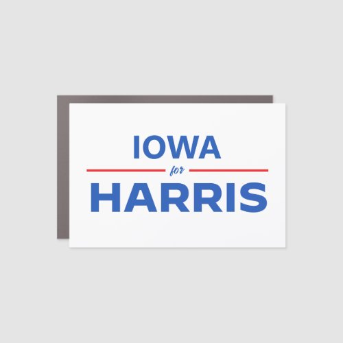 Iowa for Kamala Harris Car Magnet