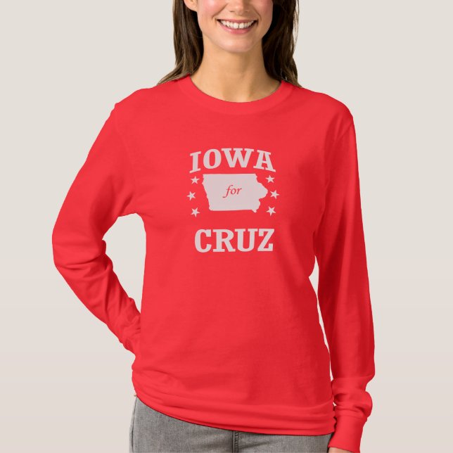 IOWA FOR TED CRUZ T-Shirt (Front)
