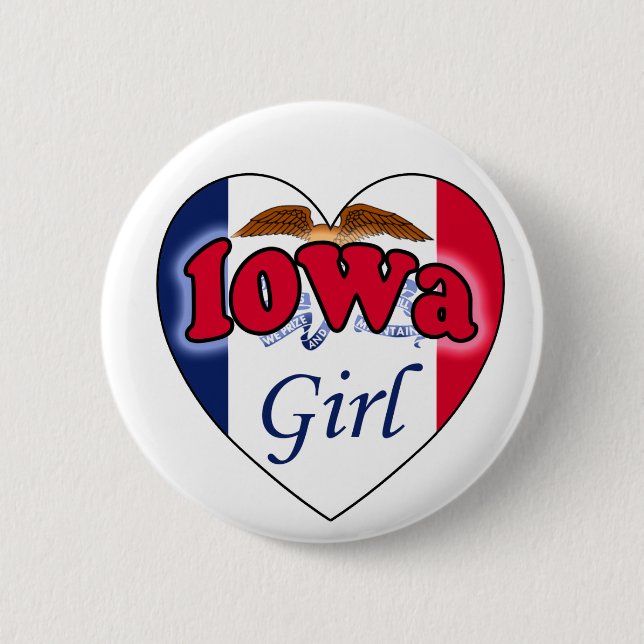 Iowa Girl Button (Front)