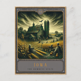 Iowa | Gothic Art Postcard