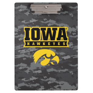 Iowa Hawkeyes Camouflage Clipboard