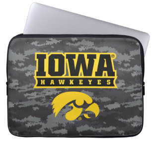 Iowa Hawkeyes Camouflage Laptop Sleeve
