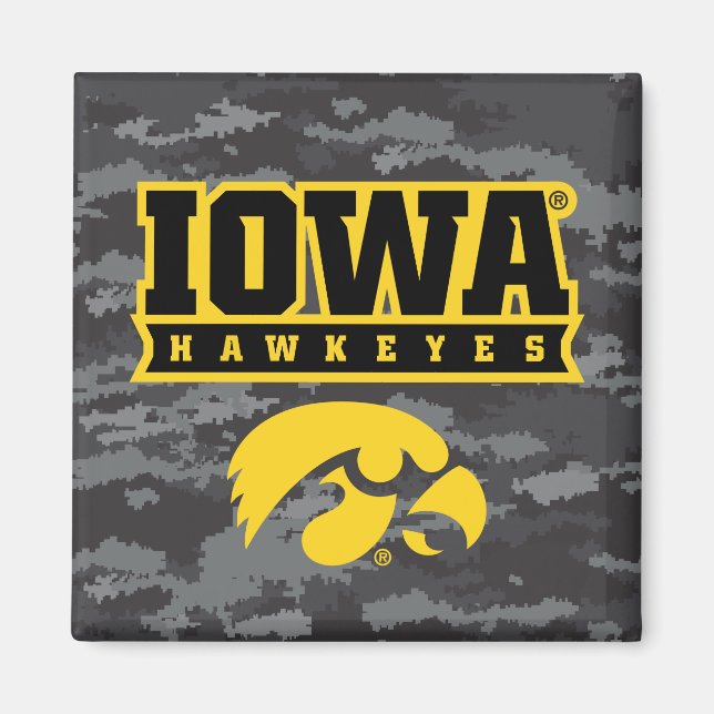 Iowa Hawkeyes | Camouflage Magnet (Front)