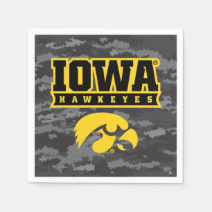 Iowa Hawkeyes Camouflage Napkins
