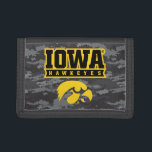 Iowa Hawkeyes | Camouflage Trifold Wallet<br><div class="desc">Check out these official UI products. All of these products are customizable so you can add your class year,  name,  or sport. Personalize your Iowa University merchandise on Zazzle.com!  You can find something here to show off your Hawkeye pride every day!</div>
